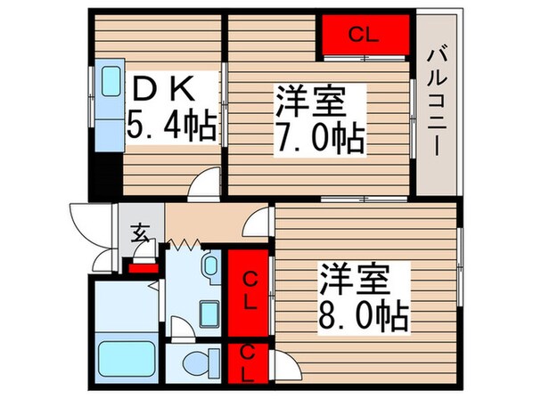 アピアジュンの物件間取画像